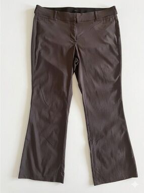 Lane Bryant The Allie Sexy Stretch Pants Brown Feminine Office Plus Size 20R
